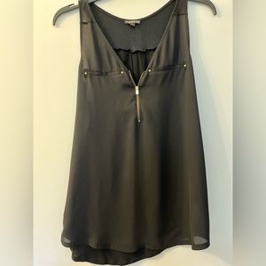 Express black sheer top